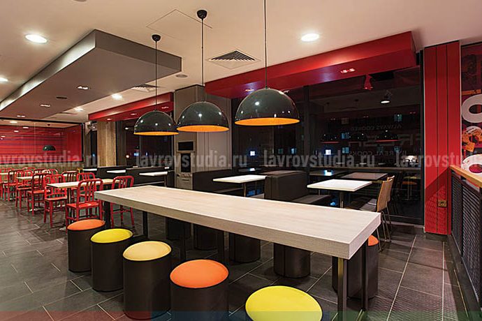 Дизайн интерьера фаст фуд Дизайн интерьера фаст фуд