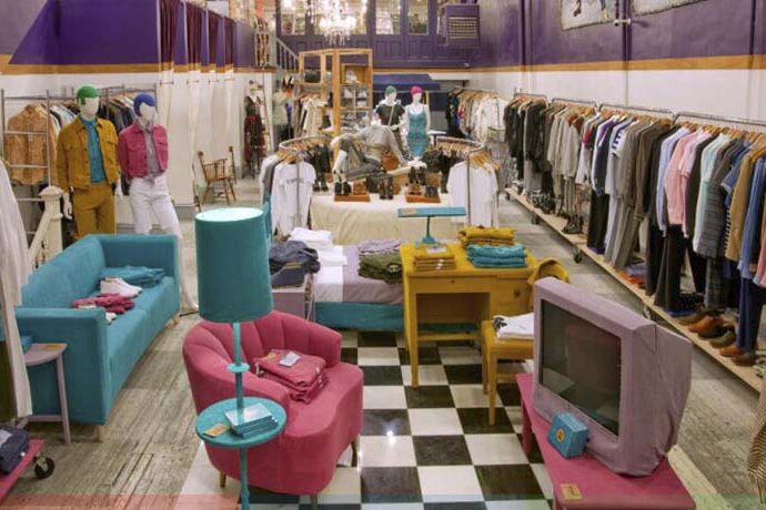 Пример дизайна магазина одежды Пример дизайна магазина одежды